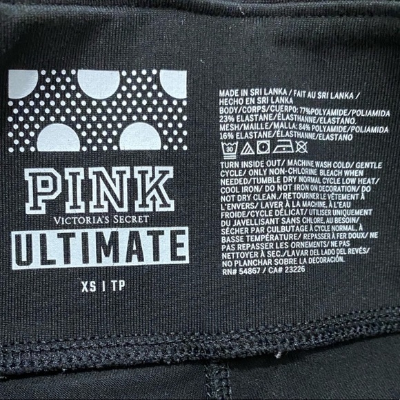 Victoria secret pink leggings size xs - Picture 6 of 7